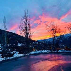 Panoramic Sunset Snow Tour